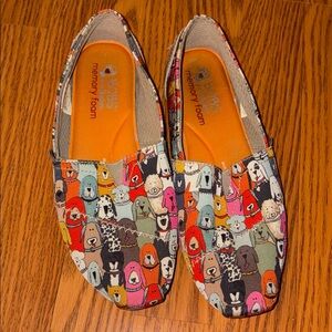 Bobs Whimsical dogs Alpargata slip on’s